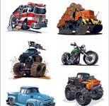 HERMA Aufkleber American Cars