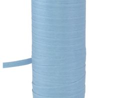 PRÄSENT Baumwollbänder 5 mm x 100 m hellblau