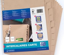 OXFORD Ordnerregister Vollformat blanko DIN A4