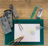 LINEX® Zirkel-Set schwarz, silber