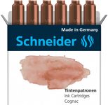Schneider Tintenpatronen für Füller cognac