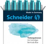 Schneider Tintenpatronen für Füller Bermuda Blue