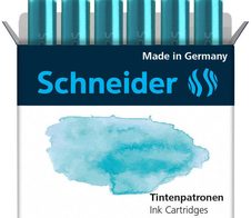 Schneider Tintenpatronen für Füller Bermuda Blue