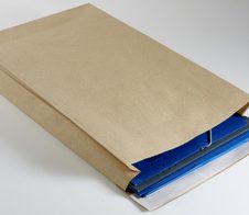 flexiPAK classic eco Fixverschluss Faltentaschen ca. DIN B4 natur