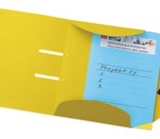 ELCO Ösenhefter DIN A4 überbreit keine je 2x rot, gelb, grün, chamois, blau