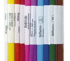 WEROLA Krepppapier Aquarola schwer entflammbar 38 g/m² farbsortiert