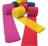 WEROLA Krepppapier Dekobänder 38 g/m² farbsortiert