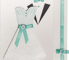 folia Faltkarten mit Briefumschlägen DIN A6 perlweiß