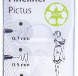 Schneider Fineliner-Set 0.2 + 0.5 + 0.7 mm Schwarz
