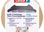 tesa Kreppband 19 mm  x 25 m beige