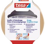 tesa Kreppband 19 mm  x 25 m beige