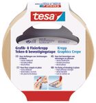 tesa Kreppband 19 mm x 25 m beige