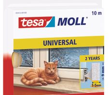 tesa Dichtungsbänder Universal 9 mm x 10 m weiß