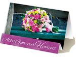 LUMA Glückwunschkarte Hochzeit Rosenstrauß  DIN B6