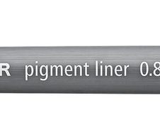 STAEDTLER Pigment Liner 308 Fineliner 0.8 mm Schwarz