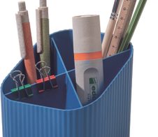 HAN Stiftehalter 11,1 x 11,1 x 10,5 cm blau