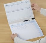 BOI DOKUTECH Patienten-Dokumentationsmappe für DIN A4 quer weiß