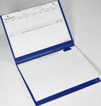 BOI DOKUTECH Patienten-Dokumentationsmappe für DIN A4 quer blau