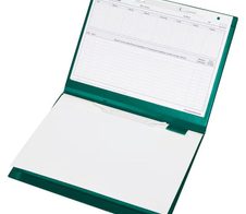 BOI DOKUTECH Patienten-Dokumentationsmappe für DIN A4 quer grün