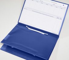 BOI DOKUTECH Patienten-Dokumentationsmappe für DIN A4 blau