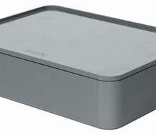 HAN Aufbewahrungsbox 26,0 x 19,5 x 6,8 cm grau