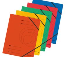 herlitz Eckspanner Easy Orga DIN A4 je 1x orange, gelb, grün, rot, blau