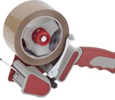 WIHEDÜ Packbandabroller grau/rot