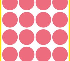 AVERY Zweckform Klebepunkte Ø 18,0 mm leuchtrot