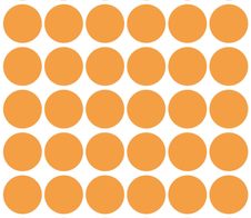 AVERY Zweckform Klebepunkte Ø 12,0 mm leuchtorange