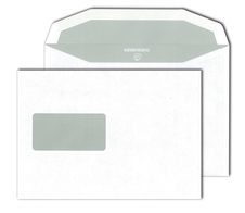 MAILmedia Kuvertierhüllen DIN C5 mit Fenster nassklebend