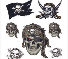 HERMA Aufkleber Piraten