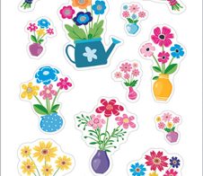 HERMA Aufkleber Blumen