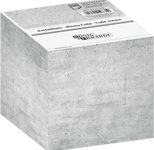 KÖNIG & EBHARDT Notizzettel geleimt 7.5 cm  x 7.5 cm grau