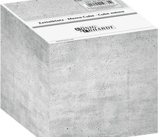 KÖNIG & EBHARDT Notizzettel geleimt 7.5 cm  x 7.5 cm grau