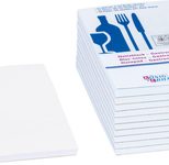 KÖNIG & EBHARDT Notizzettel geleimt 7.5 cm  x 14 cm weiß
