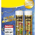 UHU stic GOLDEN MOMENTS Klebestifte 2x 8,2 g