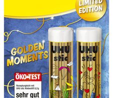 UHU stic GOLDEN MOMENTS Klebestifte 2x 8,2 g