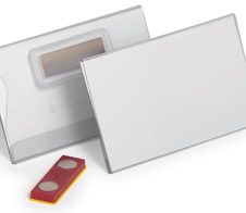 DURABLE Namensschilder transparent 9 cm x 5.4 cm