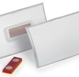 DURABLE Namensschilder transparent 9 cm x 5.4 cm