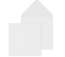 ÖKI Briefumschläge quadratisch ohne Fenster nassklebend