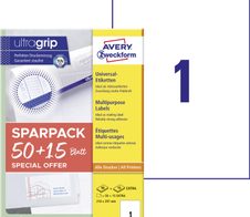 AVERY Zweckform Etiketten 6603 weiß 210,0 x 297,0 mm