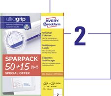 AVERY Zweckform Etiketten 6604 weiß 210,0 x 148,0 mm