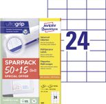 AVERY Zweckform Etiketten 6605 weiß 70,0 x 37,0 mm