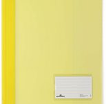 DURABLE Schnellhefter DIN A4 überbreit PVC gelb