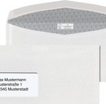 ÖKI Kuvertierhüllen DIN lang+ mit Fenster nassklebend