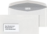 ÖKI Kuvertierhüllen DIN lang+ mit Fenster nassklebend