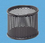 WEDO Stiftehalter-Set 8,0 / 6,0 x 8,0 / 6,0 x 8,5 / 4,8 cm schwarz