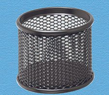 WEDO Stiftehalter-Set 8,0 / 6,0 x 8,0 / 6,0 x 8,5 / 4,8 cm schwarz