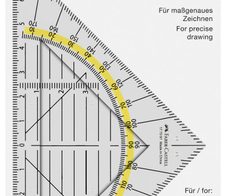 FABER-CASTELL Geometrie-Dreieck 14,0 cm
