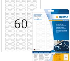 HERMA Schmucketiketten 5116 weiß 49,0 x 10,0 mm
